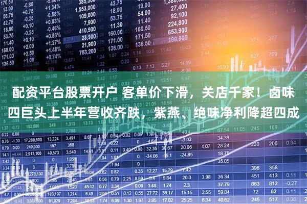 配资平台股票开户 客单价下滑，关店千家！卤味四巨头上半年营收齐跌，紫燕、绝味净利降超四成