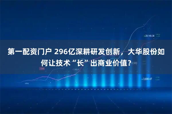 第一配资门户 296亿深耕研发创新,大华股份如何让技术“长”出商业价值?